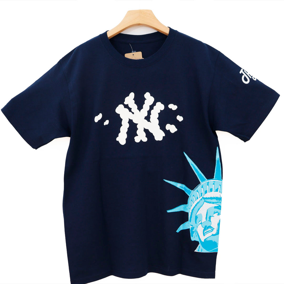 NY  CLOUDS LIBERTY CITY T SHIRT