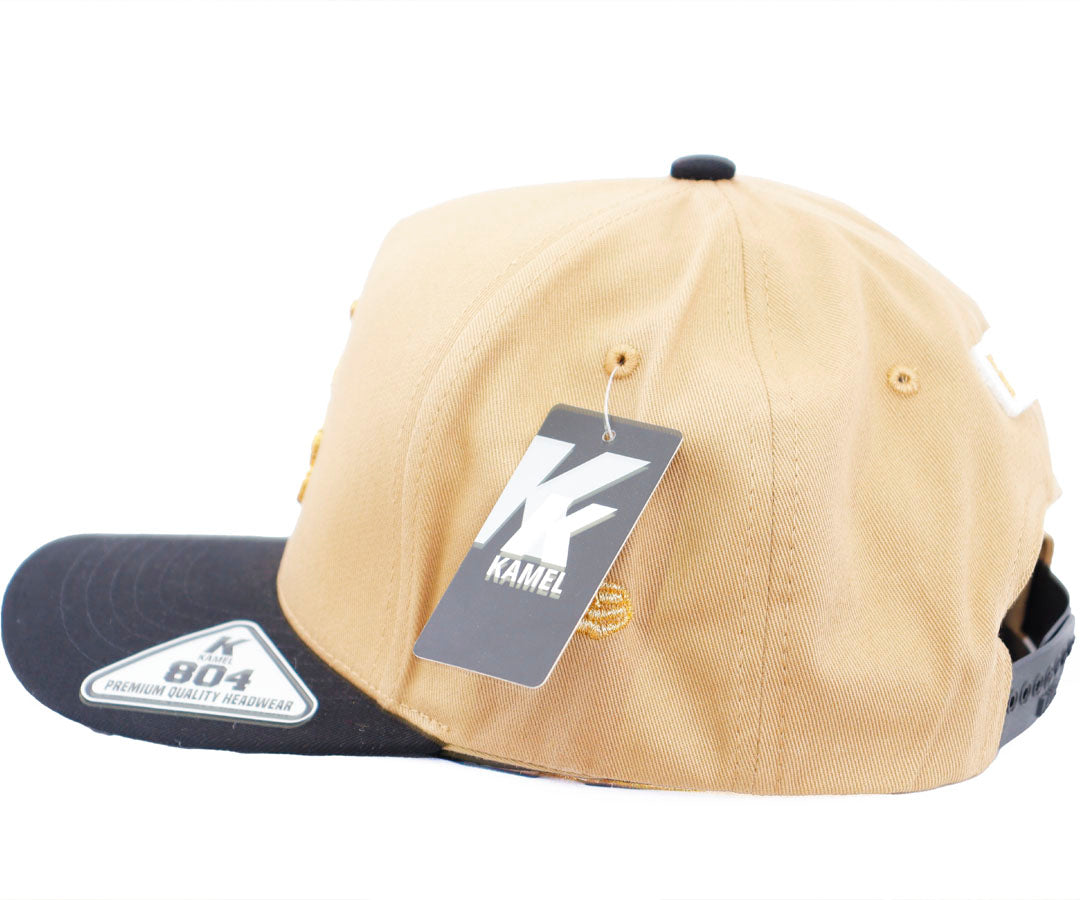 CHICAGO WHITE SOX GOLD AND BROWN CAP BLACK VICERA KAMEL