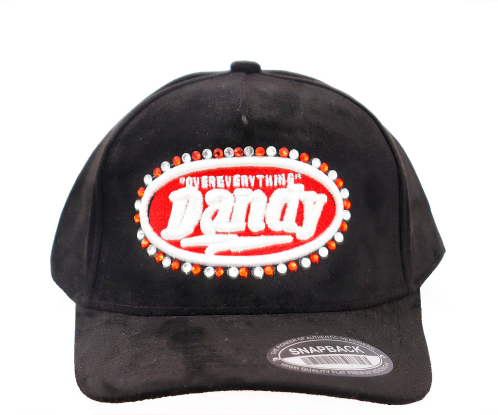 DANDY RED SEAL OVER DIAMONDS GAMUZA  BLACK WAYCAP
