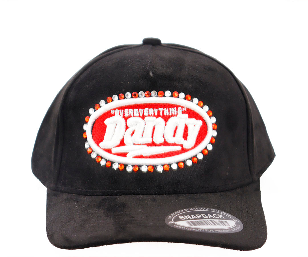 DANDY RED SEAL OVER DIAMONDS GAMUZA  BLACK WAYCAP