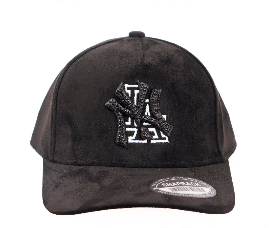 NY LA OVER ONE BLACK AND WHITE TOTAL GAMUZA BLACK PIEDRA WAYCAP