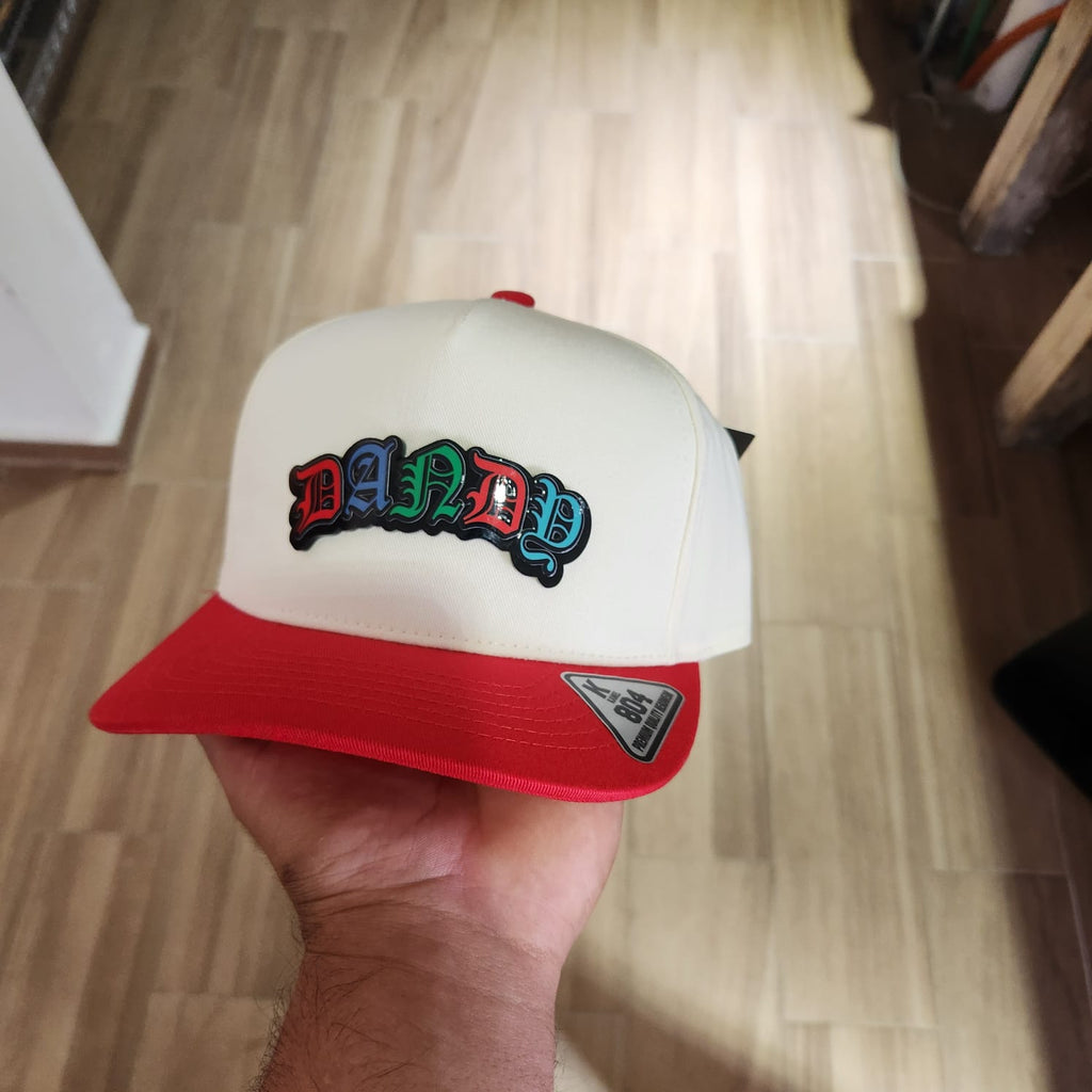 DANDY CAP 10 YEARS BEIGE Y VICERA ROJA CAP PLACA KAMEL