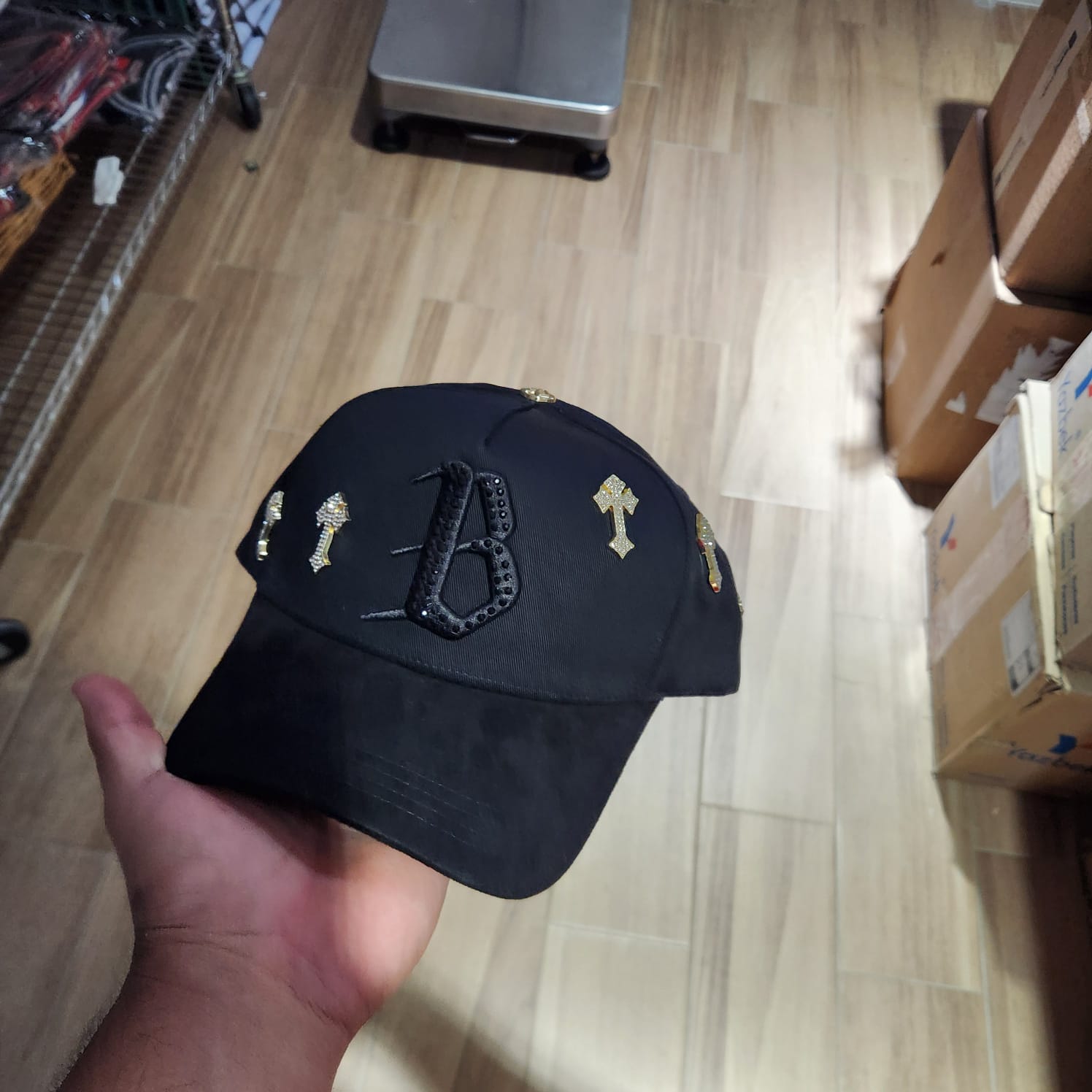 BARBAS HATS CHROME B DIAMANTES G5