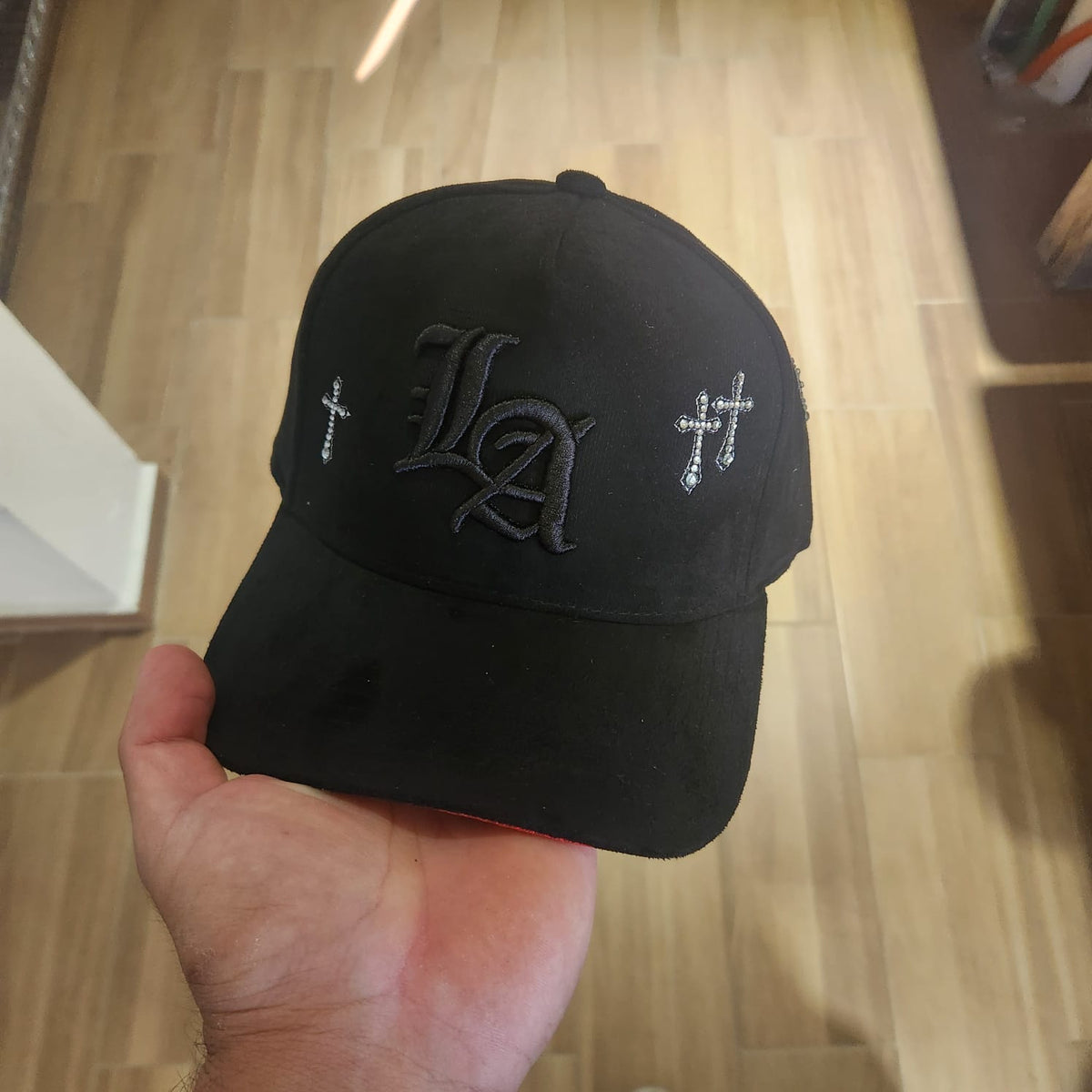 LA CROSS ALL BLACK TOTAL GAMUZA PIEDRA WAYCAP