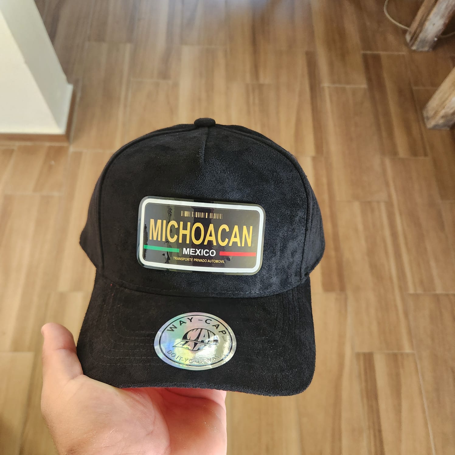 MICHOACAN STATE PLACA BLACK PLACA TOTAL GAMUZA WAYCAP