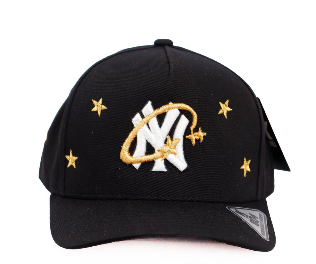 NY GOLD STARS ALL BLACK GAMUZA WAYCAP