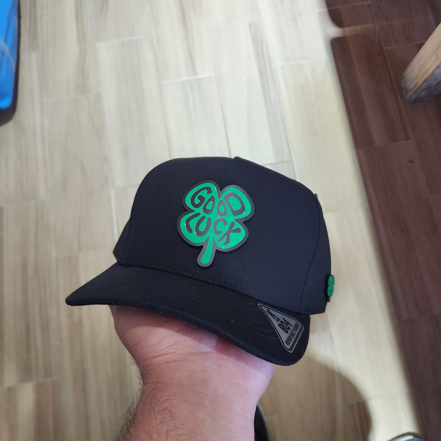 TREBOL VERDE BUENA SUERTE PLACA KAMEL