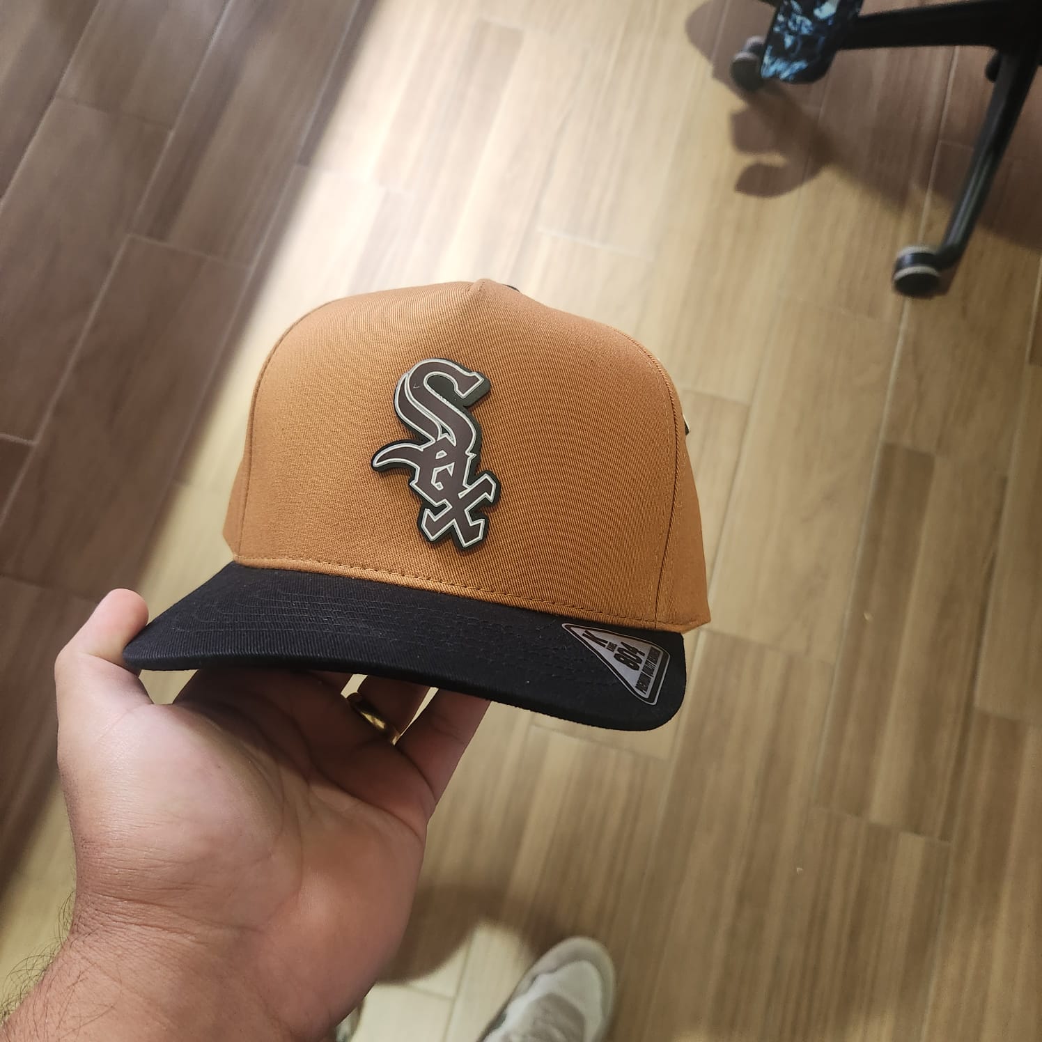CHICAGO WHITE SOX COLOR GORRA CAFE PLACA KAMEL