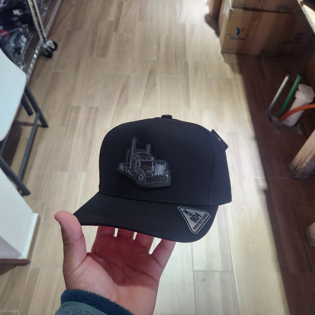 TRAILER GRANDE NEGRO MATE PLACA KAMEL