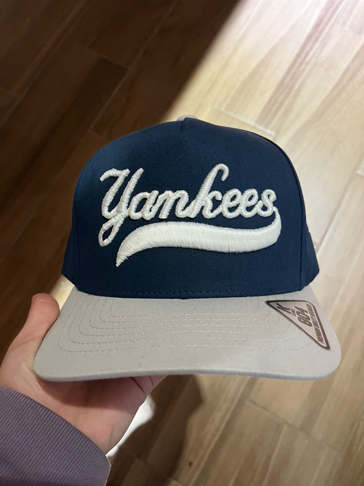 YANKEES PALABRA GORRA MARINO VICERA GRIS KAMEL