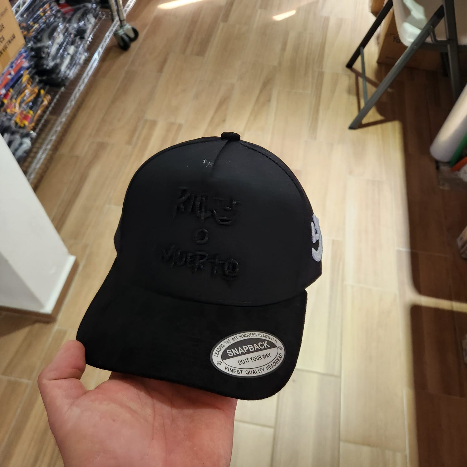RICO O MUERTO TOTAL BLACK VICERA GAMUZA WAYCAP