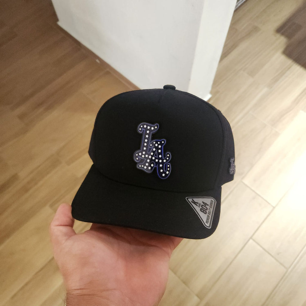 LA RELLENO STAR GORRA NEGRA PLACA KAMEL