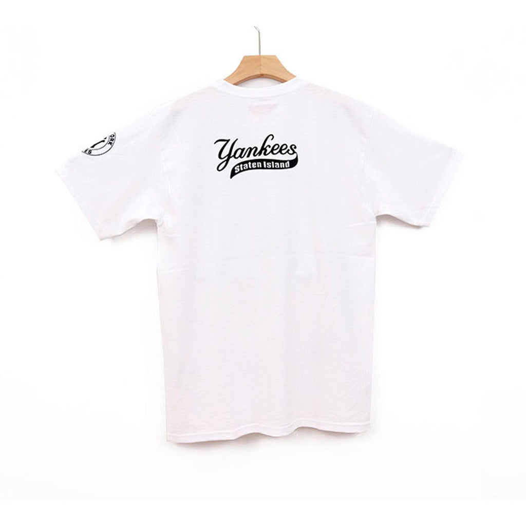NEW YORK YANKEES WHITE BASEBALL CURSIVE