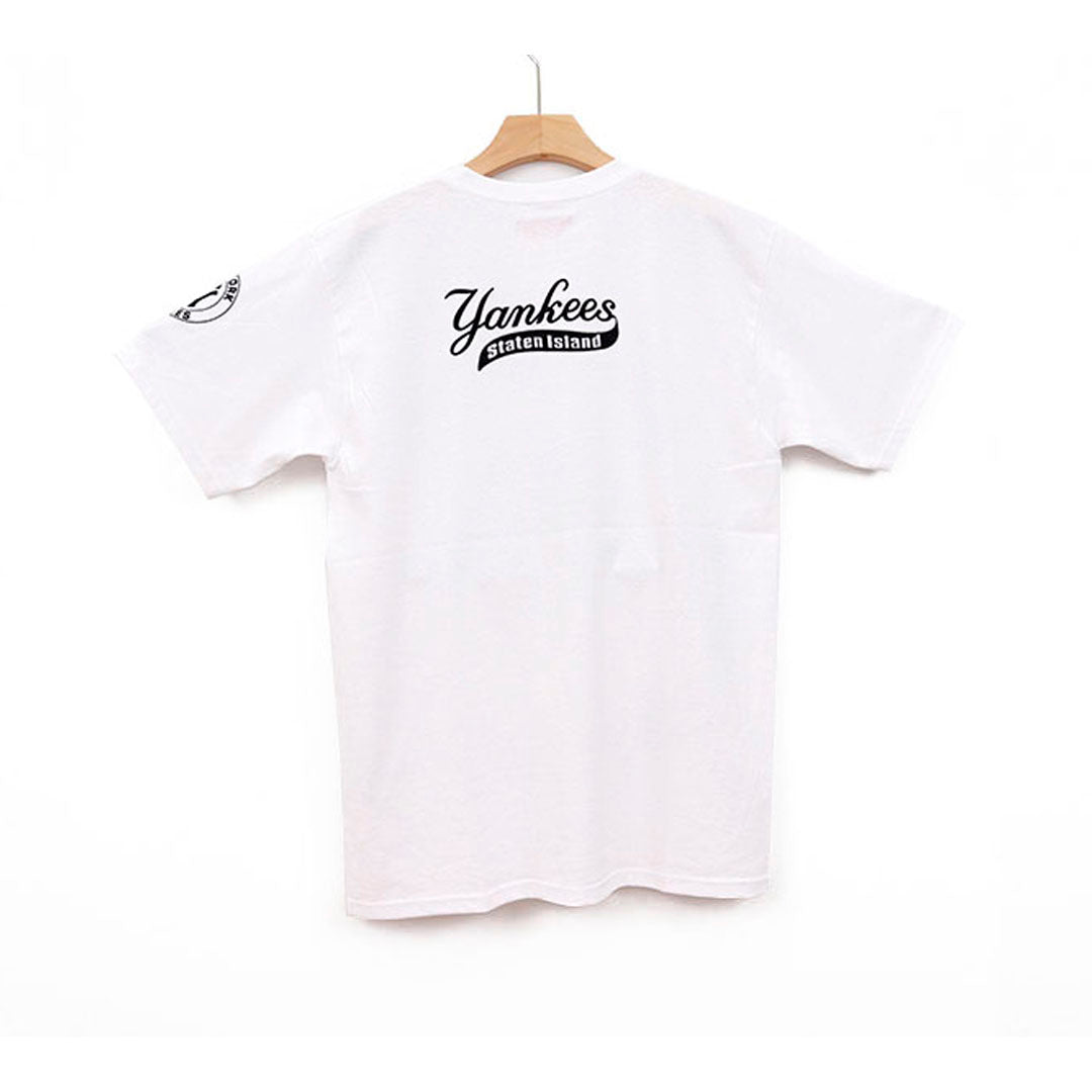 NEW YORK YANKEES WHITE BASEBALL CURSIVE