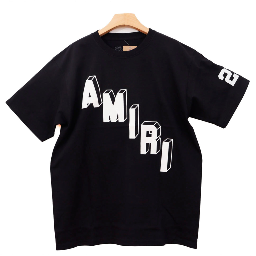 AMIRI LETRAS BLANCA DIAGONAL