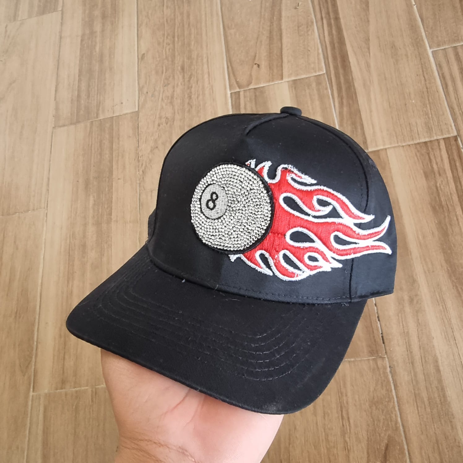 8 BALL FIRE PIEDRA WAYCAP NEGRO