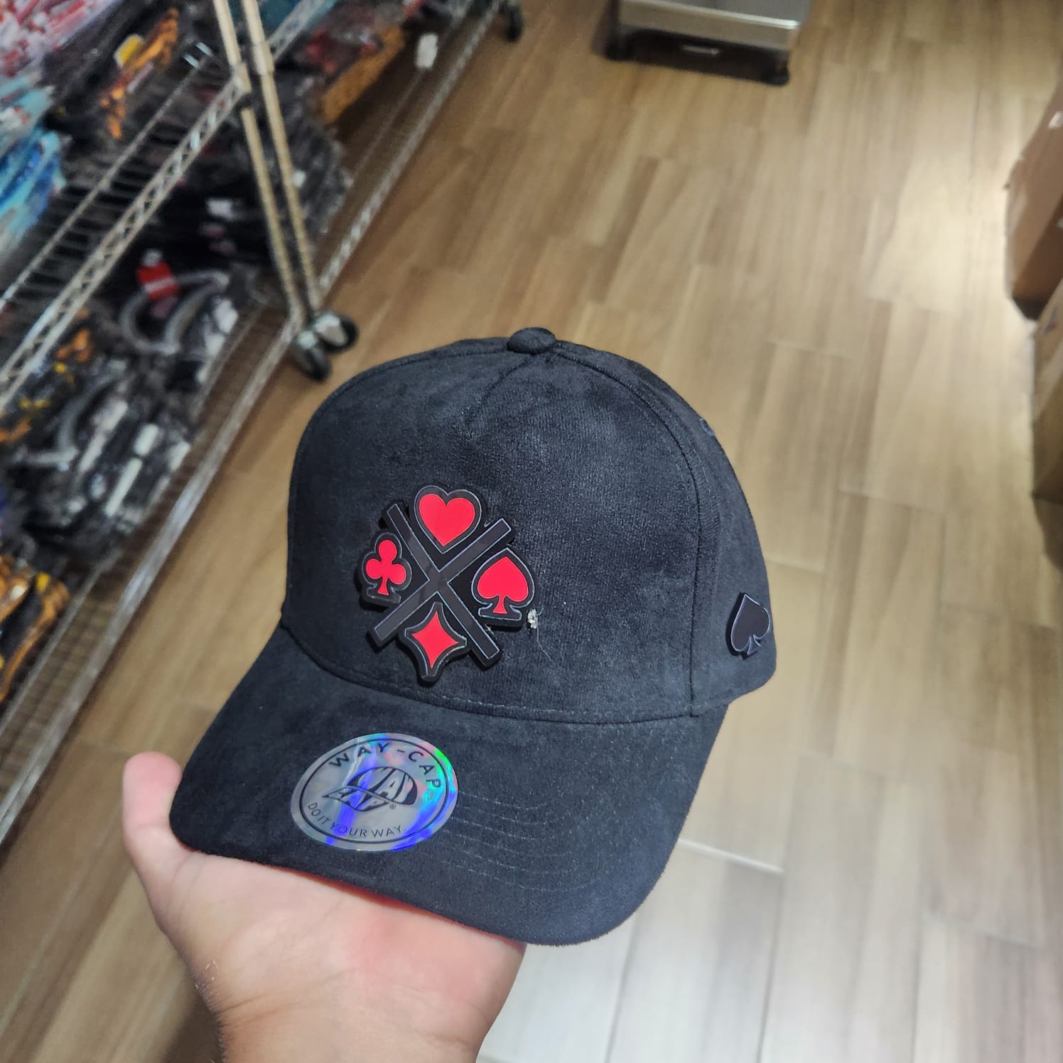 SIGNOS BARAJA ROJOS PLACA TOTAL GAMUZA WAYCAP
