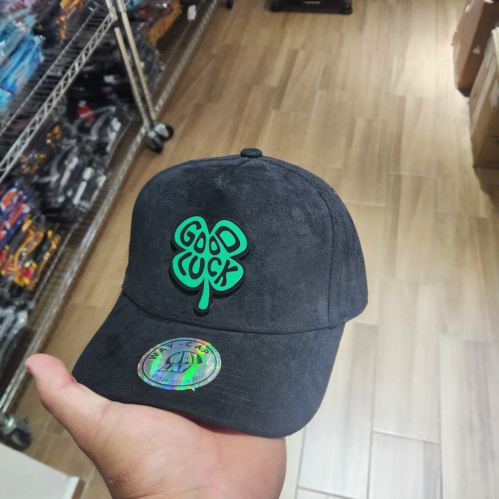 TREBOL VERDE BUENA SUERTE PLACA TOTAL GAMUZA WAYCAP